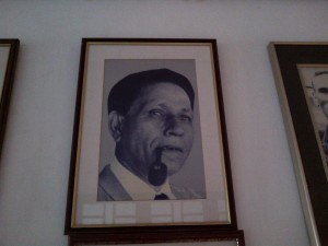 Not really Sachin's dad, but he does look cool with his pipe.